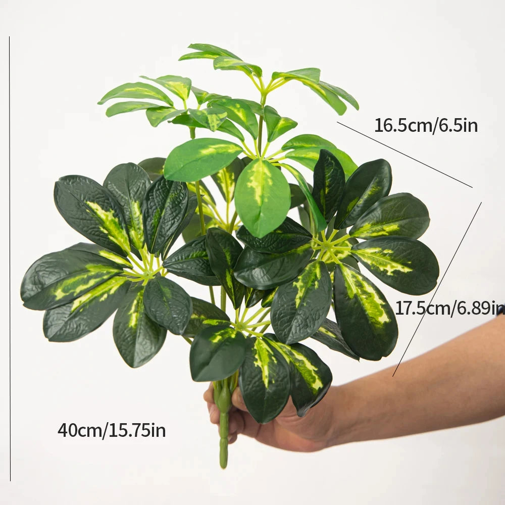 plante tropicale artificielle avec feuilles de bananier pour décoration jardin - vue 5 sur 8