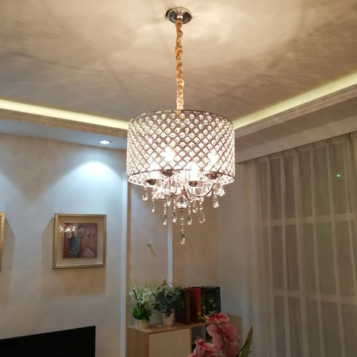 lustre vintage en cristal et fer pour restaurant ou bar - vue 3 sur 8