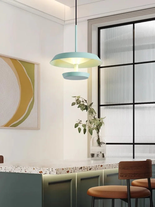 suspension led design espagnol pour restaurant et intérieur moderne - vue 4 sur 10