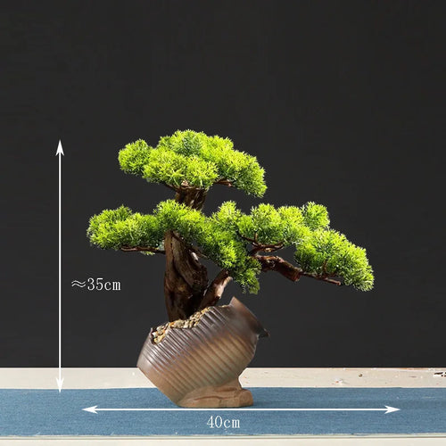 faux arbre bonsaï pour décoration intérieure et aménagement paysager - vue 10 sur 36