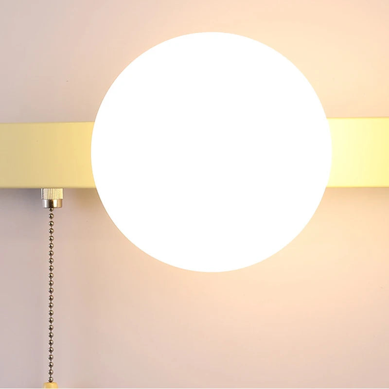 applique murale moderne à led avec interrupteur en verre pour chambre d'enfant - vue 6 sur 21