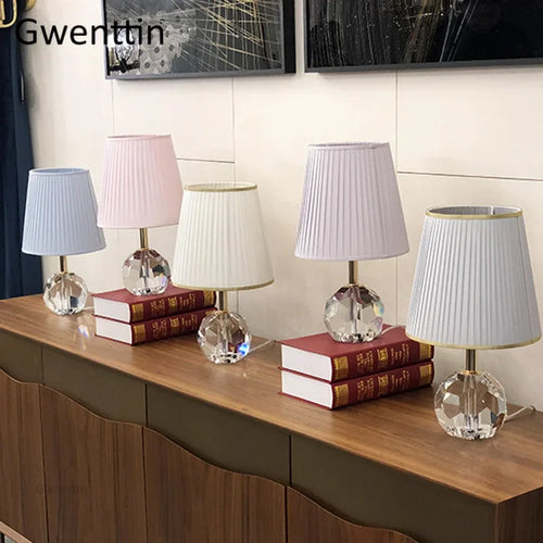 lampe à poser moderne en cristal pour décoration intérieure et éclairage - vue 4 sur 11
