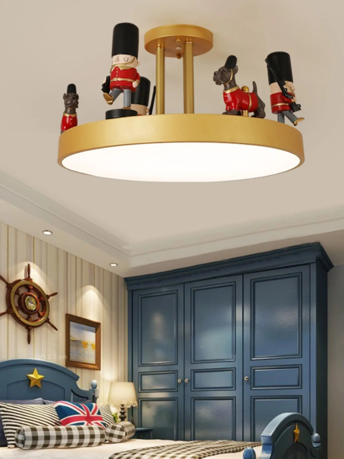 plafonnier led créatif pour enfant design nordique protecteur des yeux - vue 3 sur 7
