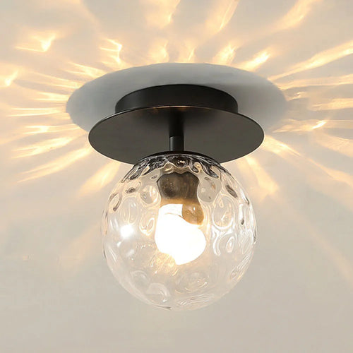 plafonnier moderne en verre design pour un éclairage élégant - vue 3 sur 6