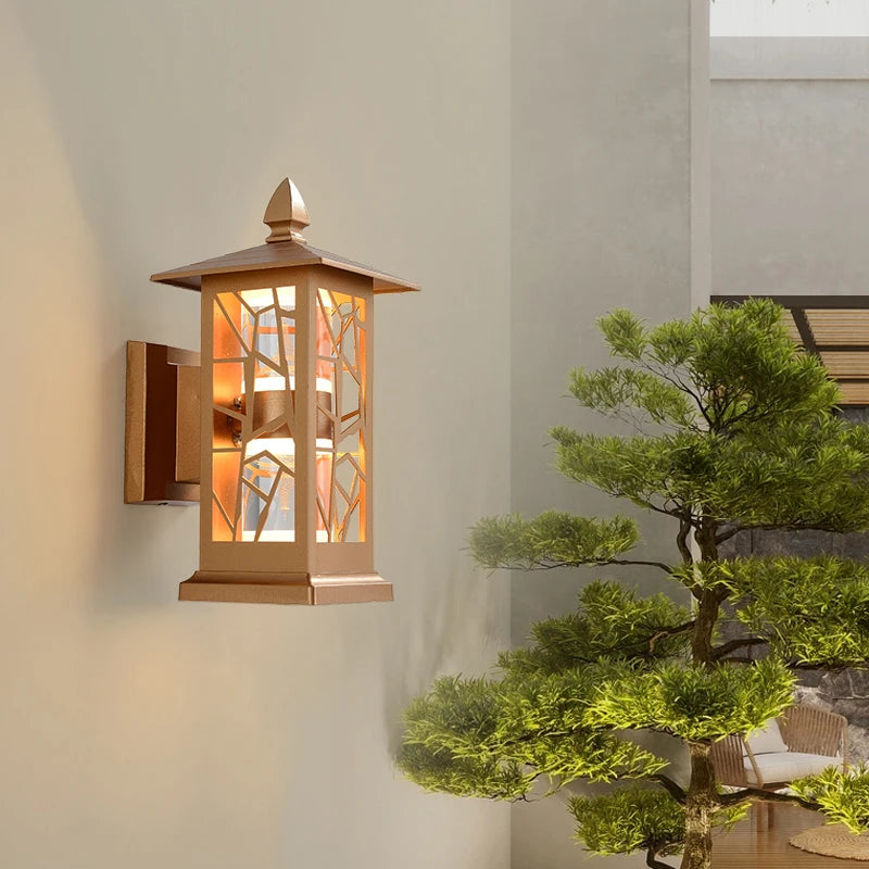 applique murale extérieures étanches minimalistes pour jardin - vue 3 sur 14