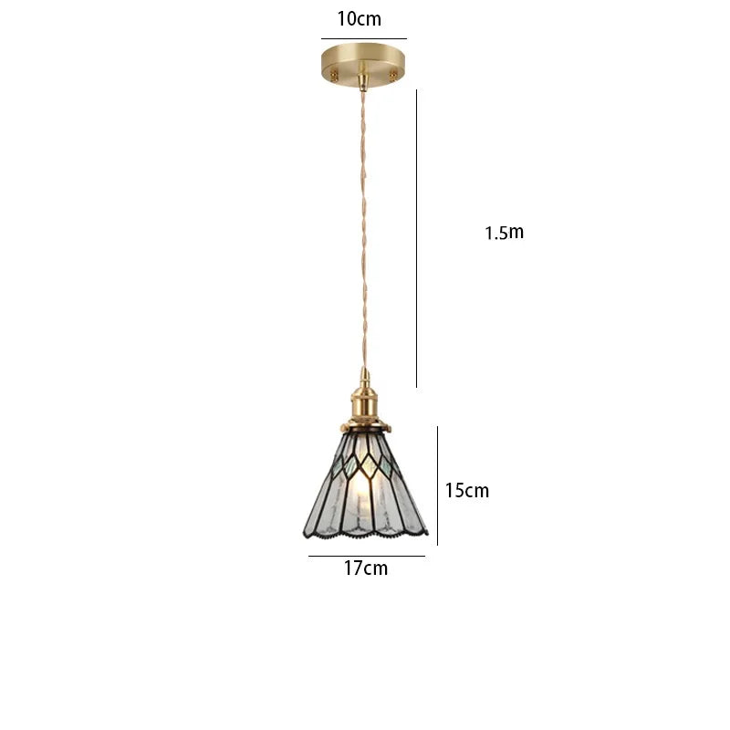 suspension en verre teinté style nordique pour éclairage industriel - vue 13 sur 18