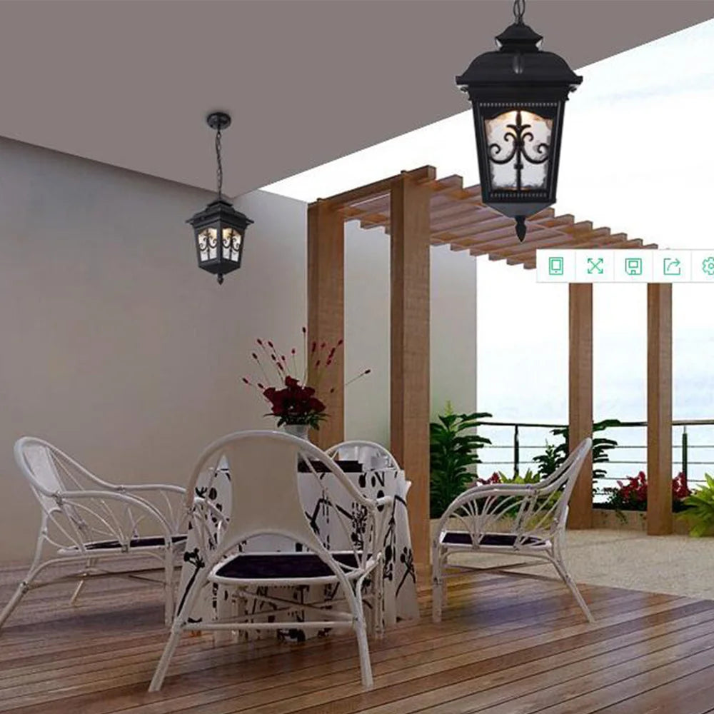 suspension étanche pour jardin balcon et allée - vue 3 sur 6