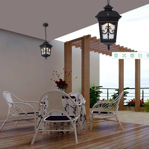 suspension étanche pour jardin balcon et allée - vue 4 sur 6