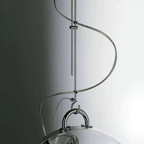 suspension design boule de verre pour intérieur romantique et restaurant - vue 6 sur 8
