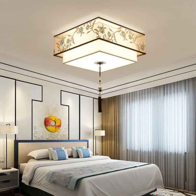 lustre chinois rétro pour un éclairage élégant et chaleureux - vue 3 sur 17
