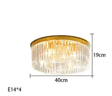 lustre en cristal suspendu pour éclairage intérieur design élégant - vue 20 sur 22
