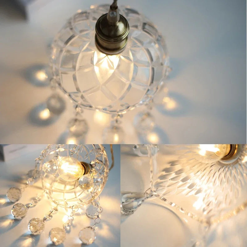lustre nordique en cristal pour bar et restaurant - vue 5 sur 10
