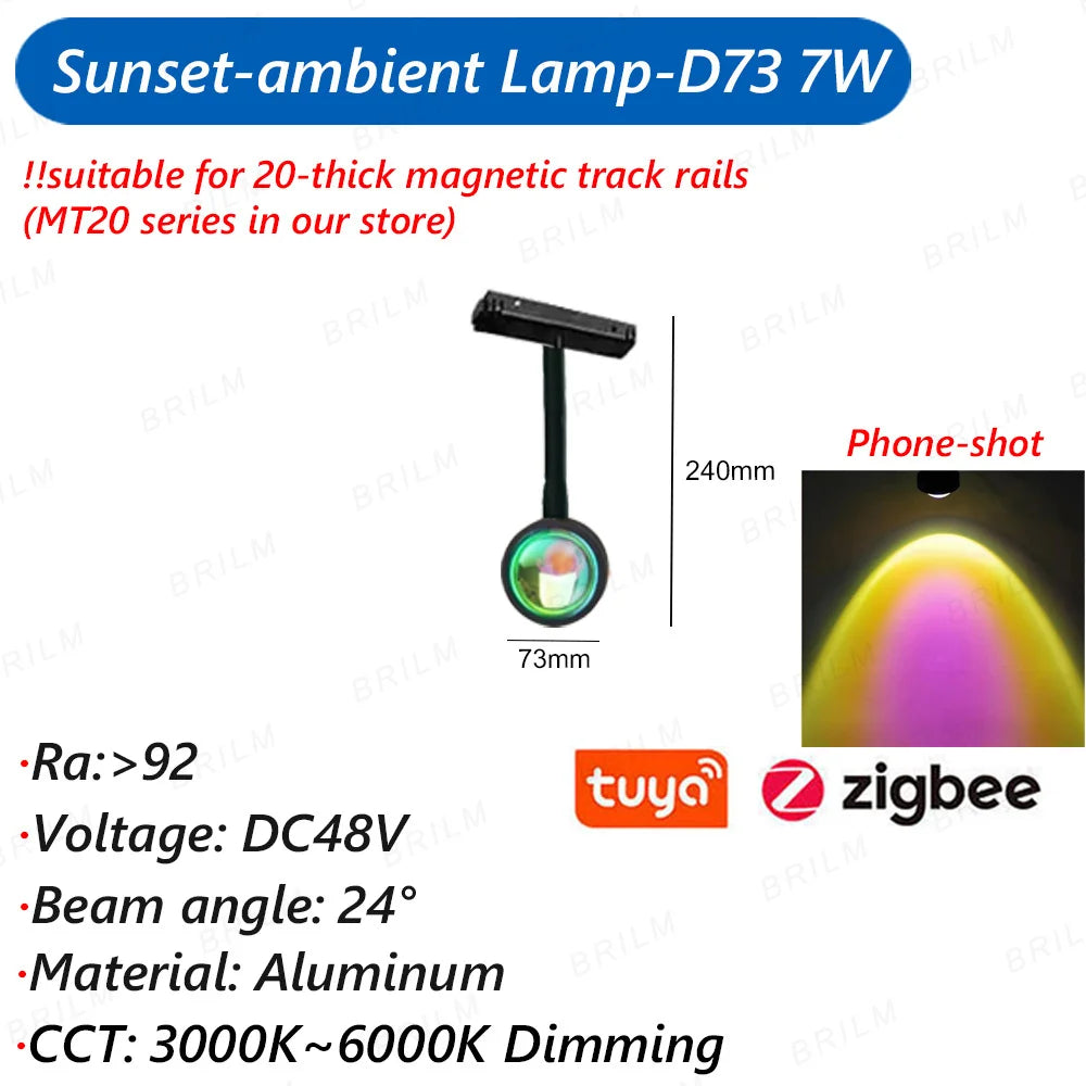 suspension zigbee3.0 intelligente avec lumière led moderne et connectivité - vue 25 sur 27