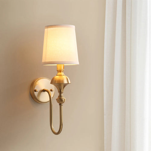 All copper wall lamp living room background wall lamp bedroom headboard staircase hallway copper wall lamp - vue 4 sur 8