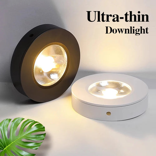 spot rond ultra fin led pour vitrine et intérieur - vue 3 sur 9