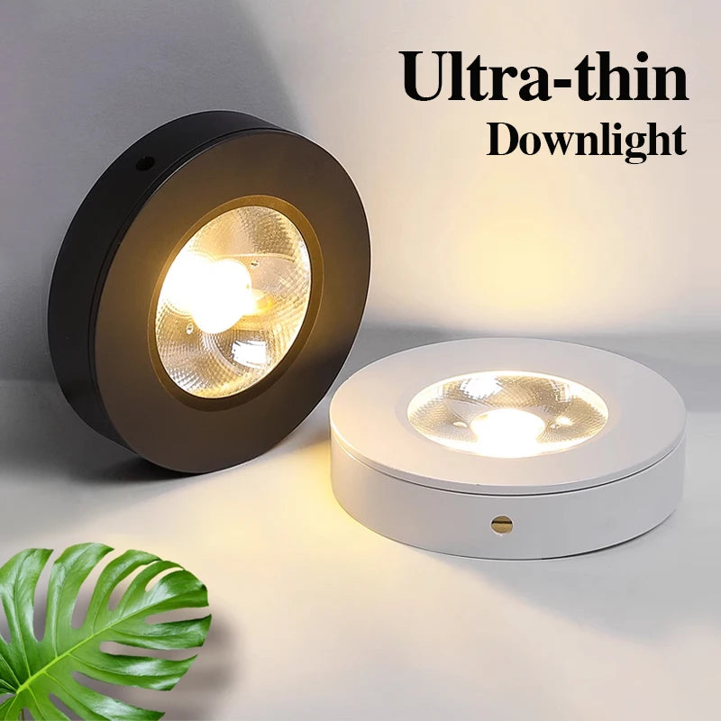 spot rond ultra fin led pour vitrine et intérieur - vue 3 sur 9