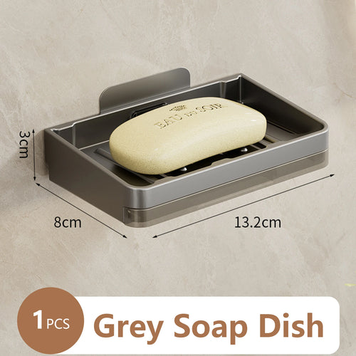 support mural pour porte-savon et accessoires de salle de bain - vue 14 sur 14