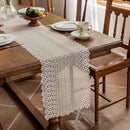 Chemin de table dentelle ajourée style vintage romantique