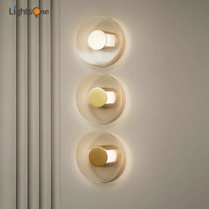 Applique murale de luxe en verre rond - vue 3 sur 9