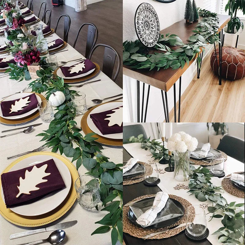 guirlande de lierre artificielle pour décoration de mariage et fête - vue 7 sur 7