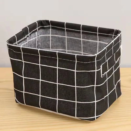 panier de rangement en lin pour bureau et jouets - vue 11 sur 10