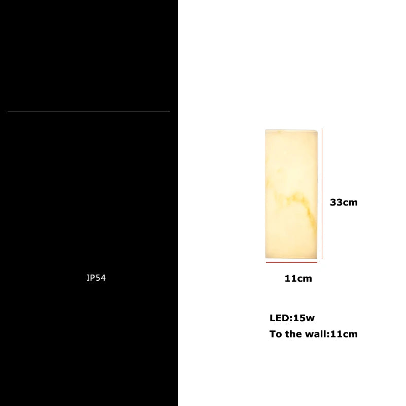 applique murale led géométrique étanche design moderne pour intérieur extérieur - vue 11 sur 12