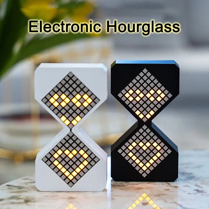 sablier électronique à led style cybernétique pour décoration et cadeaux - vue 1 sur 8