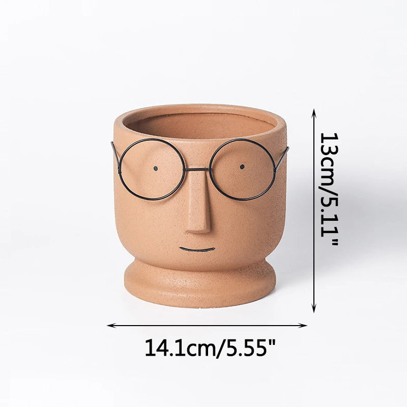 pot à fleurs en céramique mignon design nordique intérieur - vue 7 sur 22