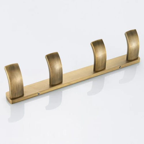 etagère en bronze avec crochets pour rangement polyvalent - vue 4 sur 7