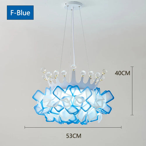 lustre romantique en cristal pour une décoration moderne - vue 10 sur 17