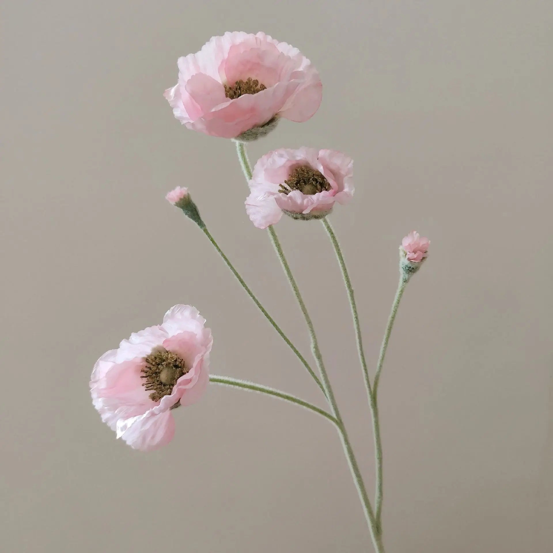 fleurs artificielles de pavot pour décoration mariage jardin et DIY - vue 11 sur 15