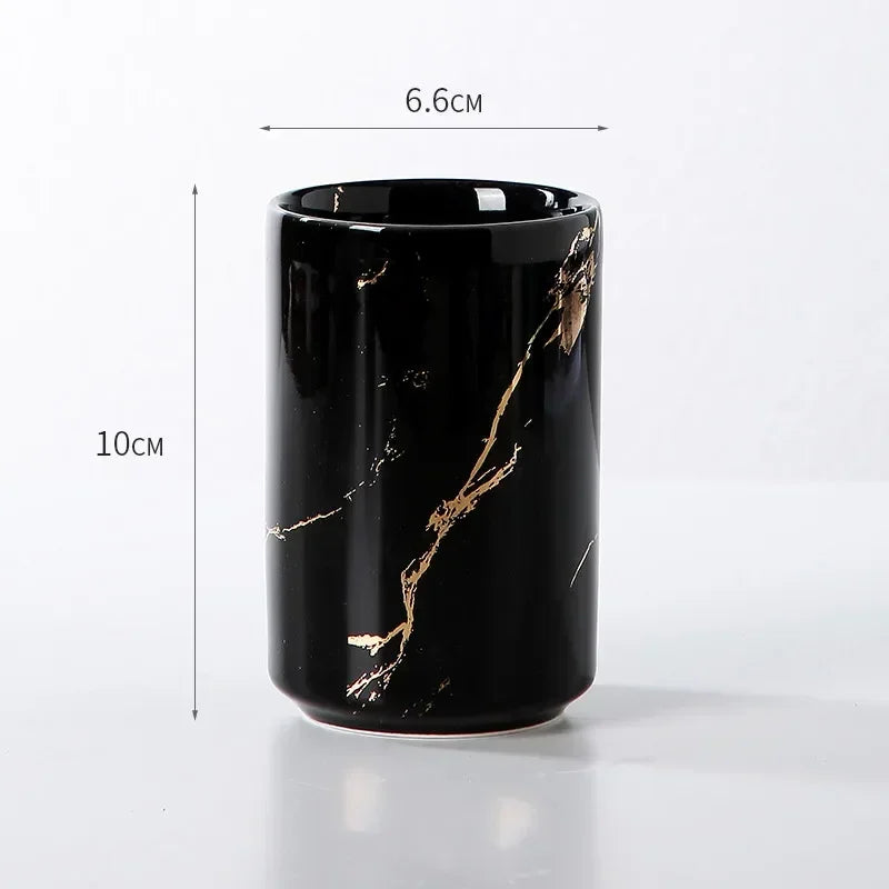 tasse en céramique pour couple porte-brosse à dents et rangement - vue 22 sur 22