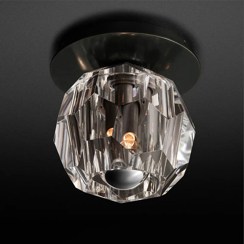 plafonnier nordique en cristal pour décoration intérieure élégante - vue 11 sur 12