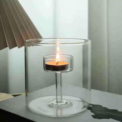 ensemble de bougeoirs modernes pour décoration de mariage - vue 5 sur 9