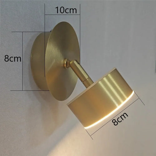 applique murale led réglable moderne en fer d'art décoratif