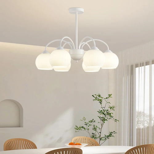 lustre à led design moderne luminaire suspendu décoratif - vue 5 sur 12