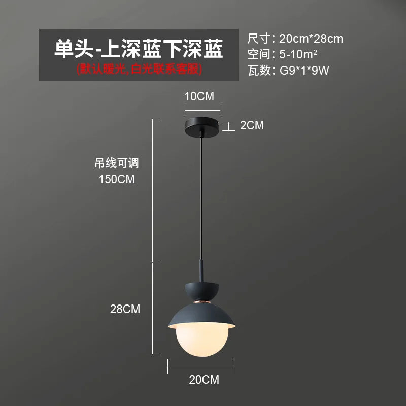 lampe de chevet moderne nordique créative pour décoration intérieure - vue 13 sur 26