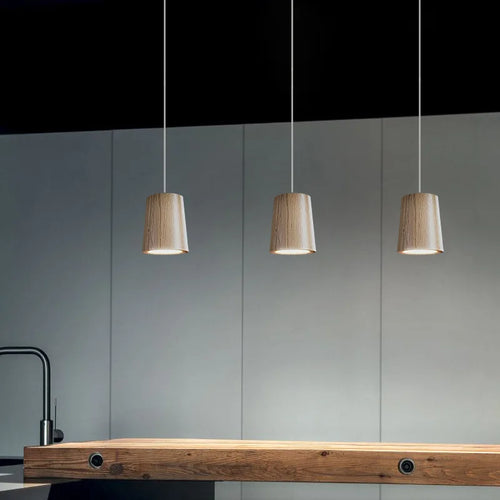 suspension en bois de frêne pour décoration moderne et chaleureuse - vue 2 sur 8
