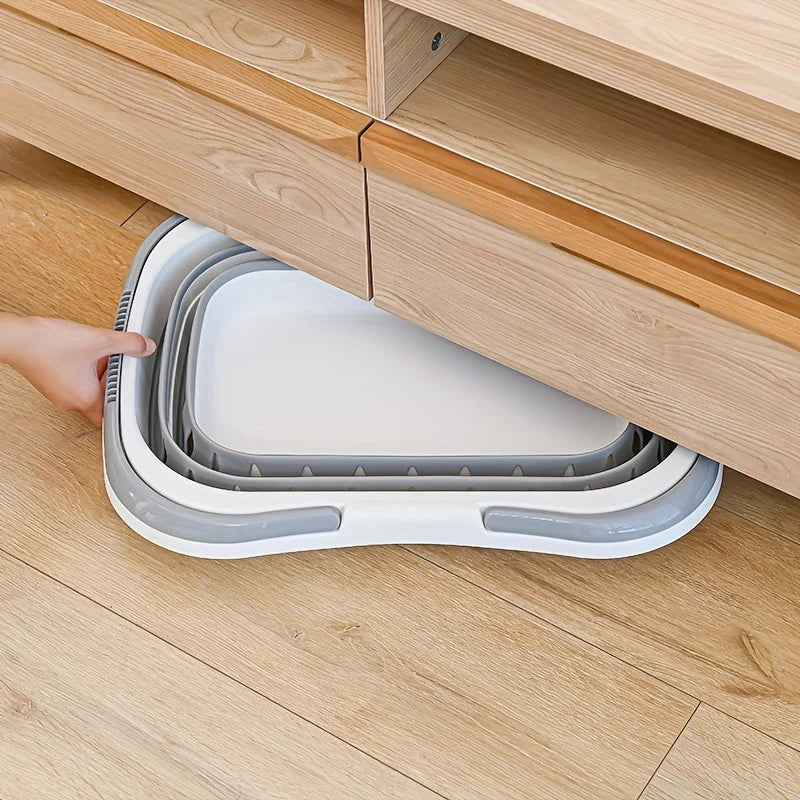 panier à linge pliable pratique pour rangement facile - vue 5 sur 10