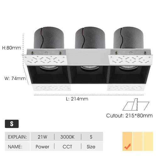spot encastré design moderne pour éclairage intérieur élégant - vue 12 sur 12