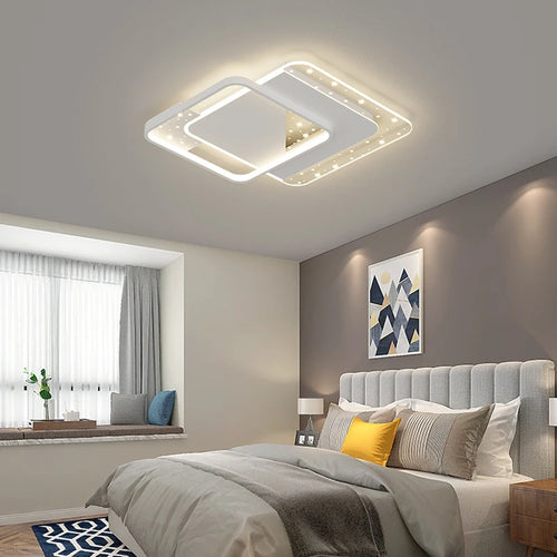 plafonnier moderne à leds pour éclairage intérieur décoratif - vue 4 sur 20