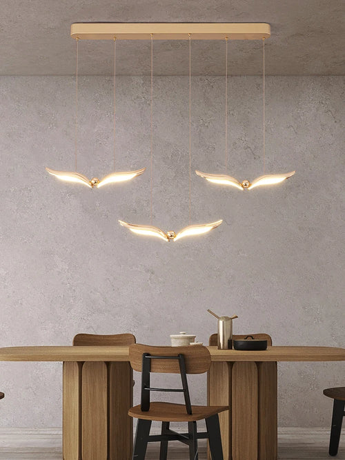 lustre moderne suspendu pour atmosphère créative et minimaliste - vue 5 sur 9