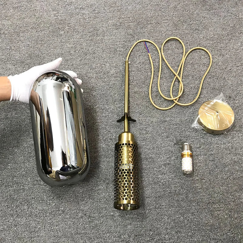 Suspension modernes nordiques pour salle à manger abat-jour en boule de verre cuisine chambre chevet décor lampe suspendue lustres luminaire - vue 3 sur 13