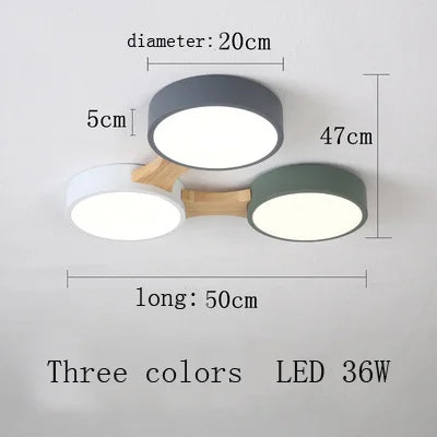 plafonnier moderne en bois avec éclairage led intérieur - vue 31 sur 36