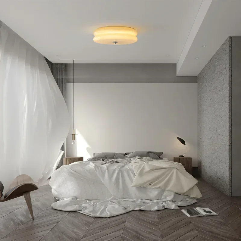 plafonnier en verre design pour un éclairage moderne élégant - vue 4 sur 10