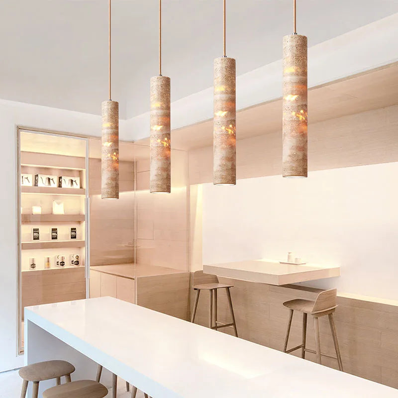 suspension design wabi-sabi en pierre pour ambiance moderne - vue 4 sur 14