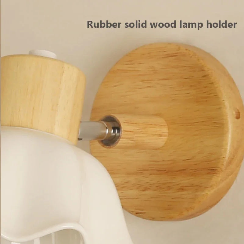 applique murale nordique en bois pour intérieur moderne - vue 5 sur 9