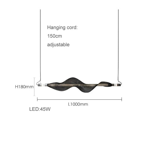 lustre design led acrylique tendance éclairage moderne 2024 - vue 18 sur 18