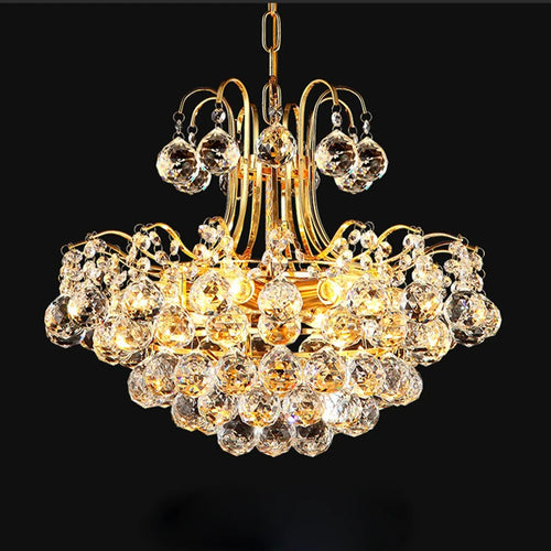 lustre en cristal moderne pour intérieur design et élégant - vue 6 sur 6