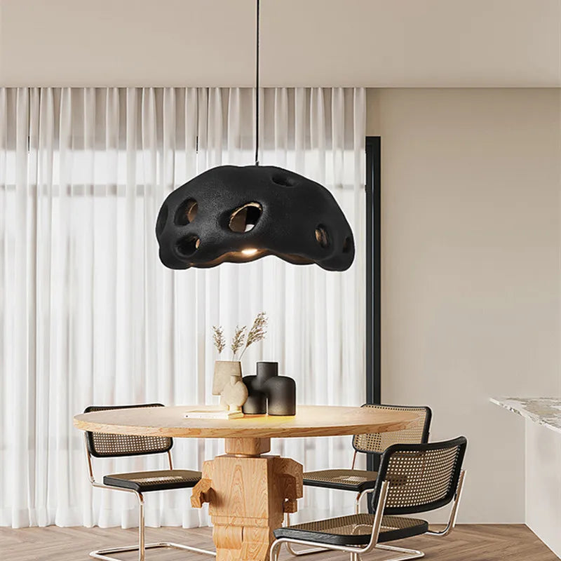 suspension design nordique wabi-sabi pour café et restaurant - vue 3 sur 12
